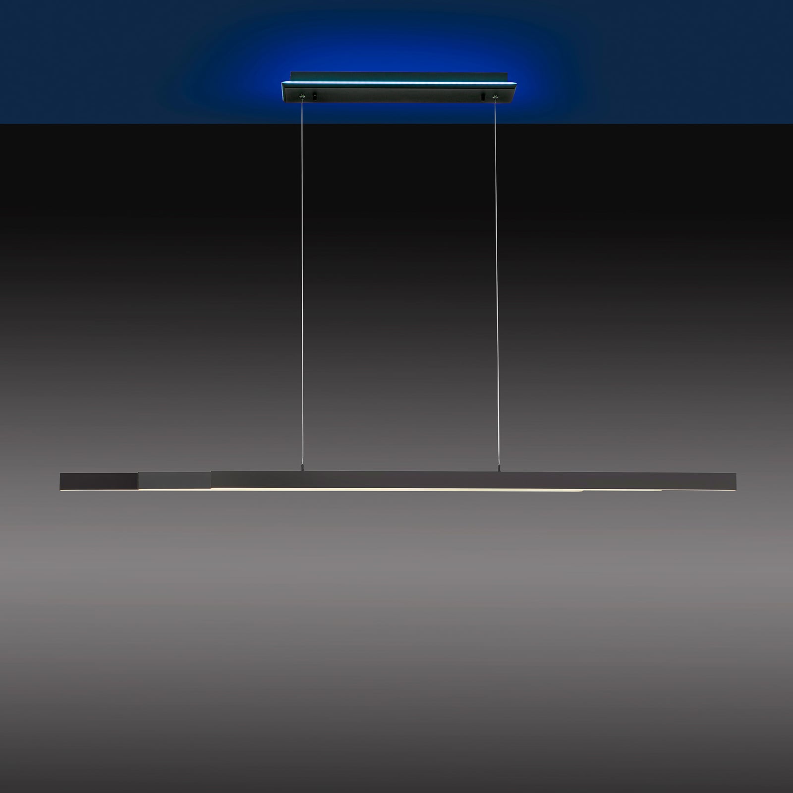 LED pendellampe Q-ARIAN dimbar CCT antrasitt 46W Zigbee justerbar høyde