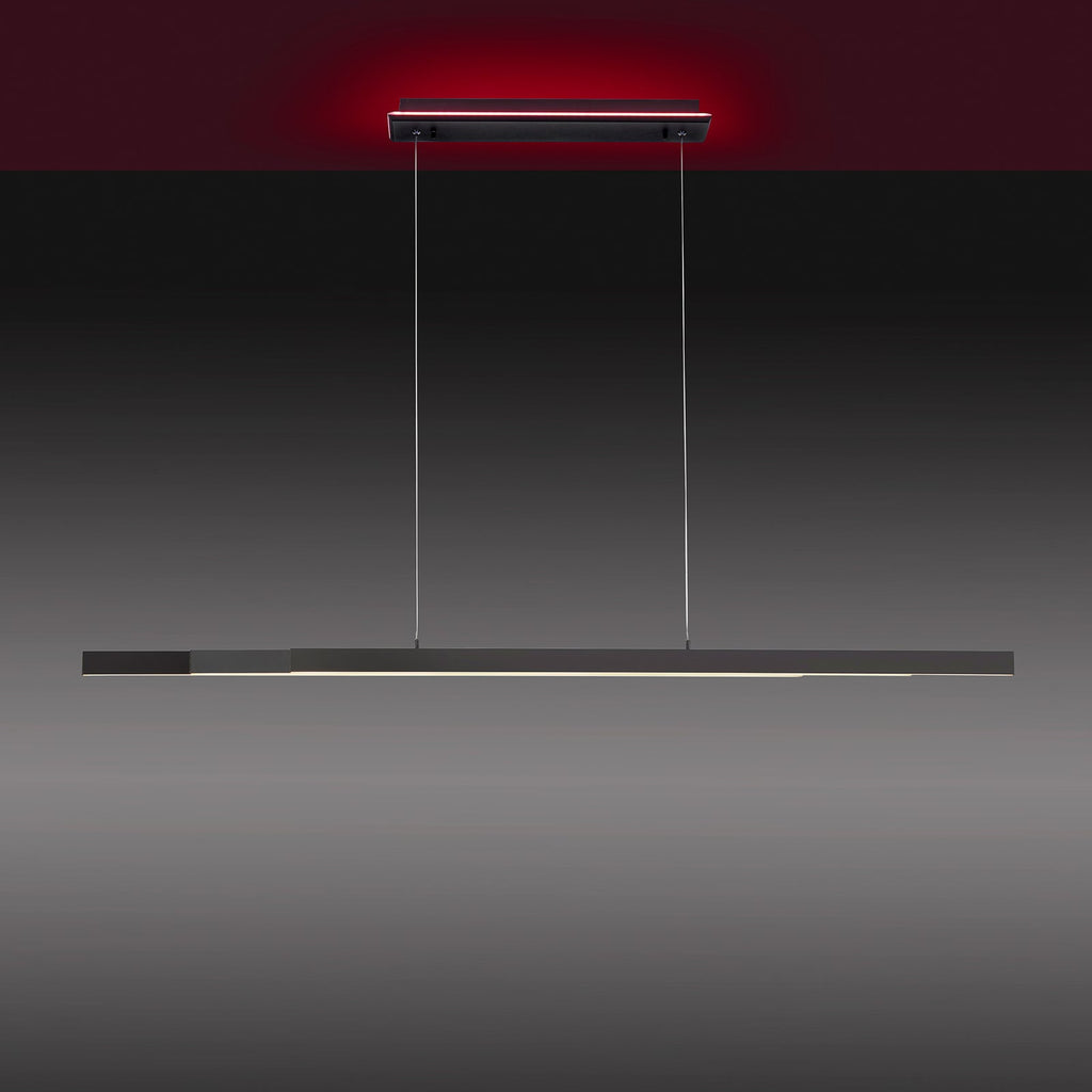LED pendellampe Q-ARIAN dimbar CCT antrasitt 46W Zigbee lysfargejustering