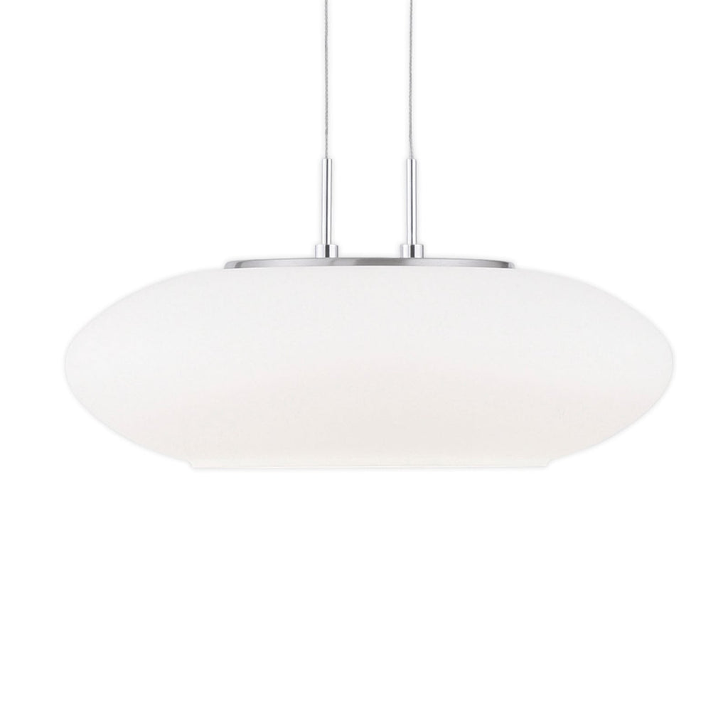 LED pendellampe Q-ETIENNE opalglass dimbar CCT Ø35 cm Zigbee Zigbee styring