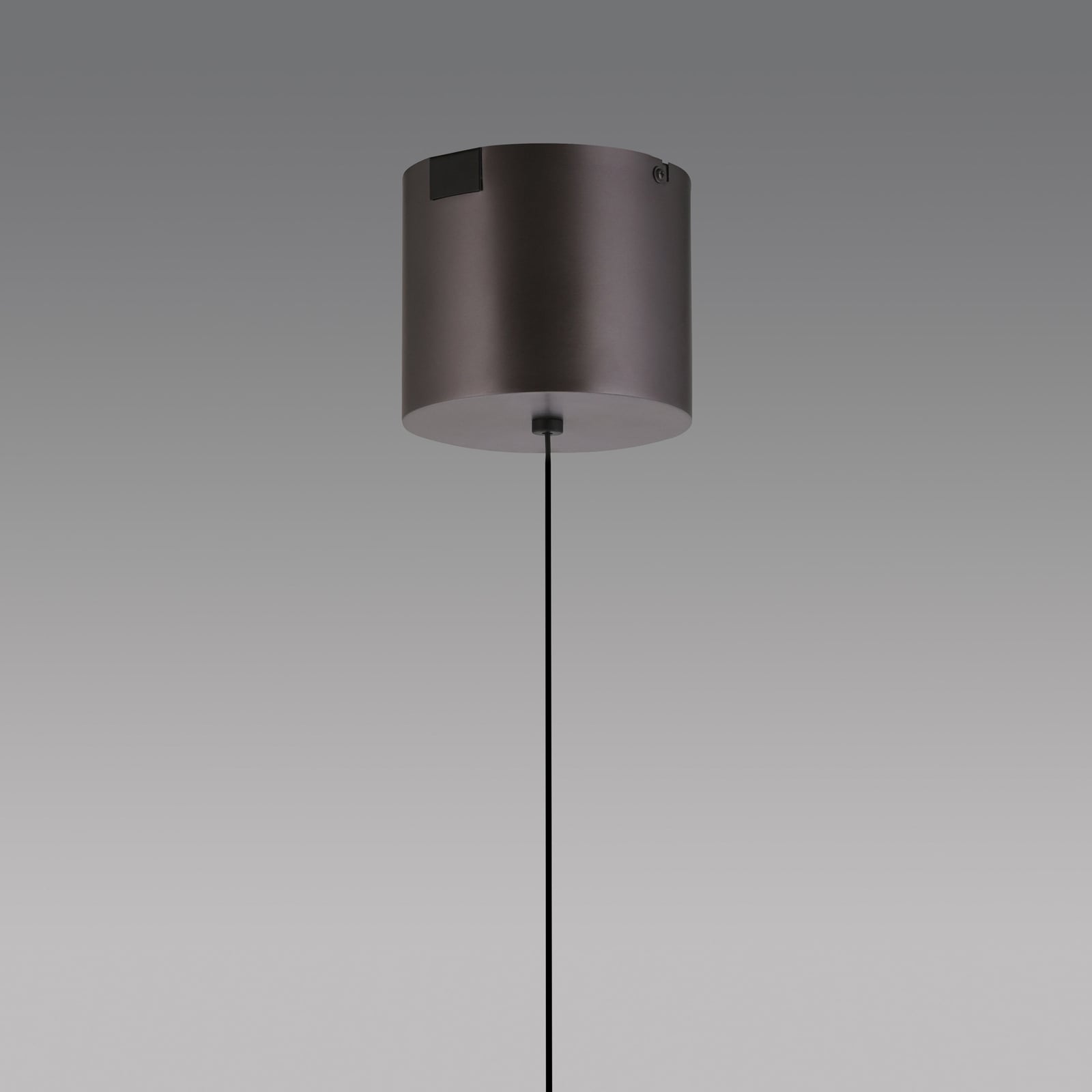 LED pendellampe Q-Kon glass sølv dimbar Zigbee med fjernkontroll