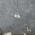 LED pendellampe Q-Rotate aluminium dimbar Ø14 cm forfra