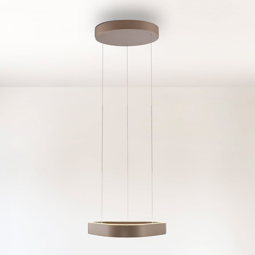 LED pendellampe Q-Stretto bronse CCT dimbar fjernkontroll front