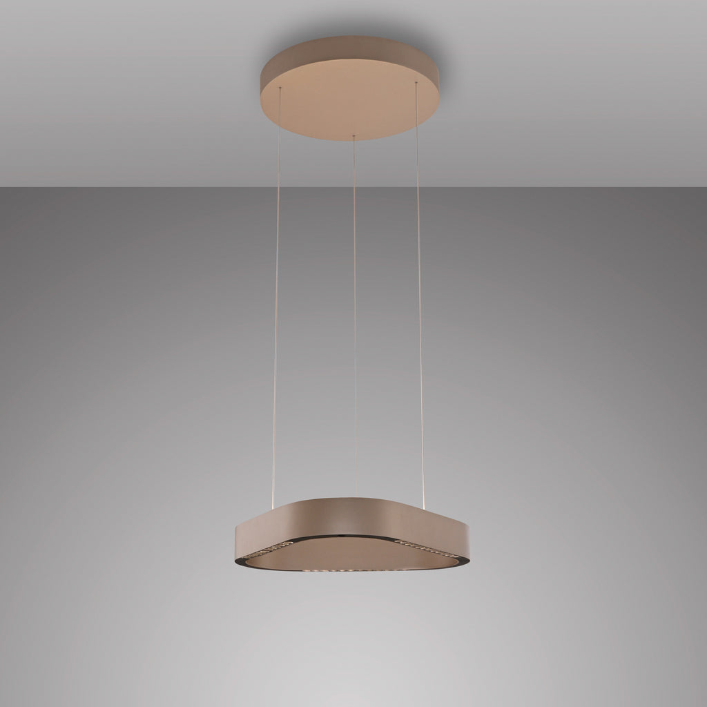 LED pendellampe Q-Stretto bronse CCT dimbar fjernkontroll justerbar høyde