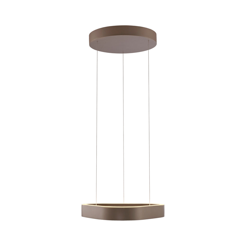 LED pendellampe Q-Stretto bronse CCT dimbar fjernkontroll montert i rom