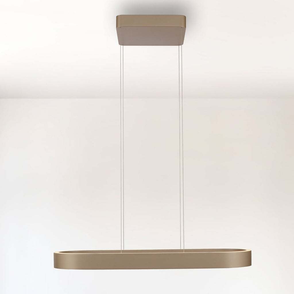 LED pendellampe Q-Stretto bronse CCT fjernkontroll forfra