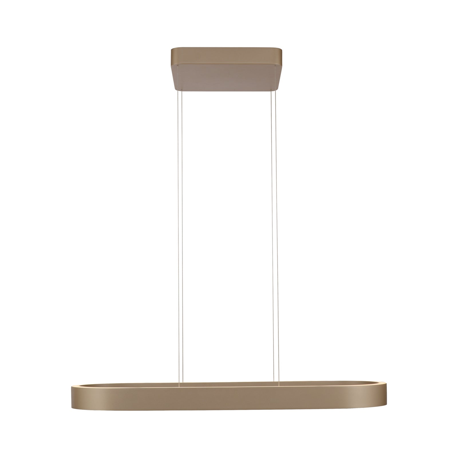 LED pendellampe Q-Stretto bronse CCT fjernkontroll montert i rom