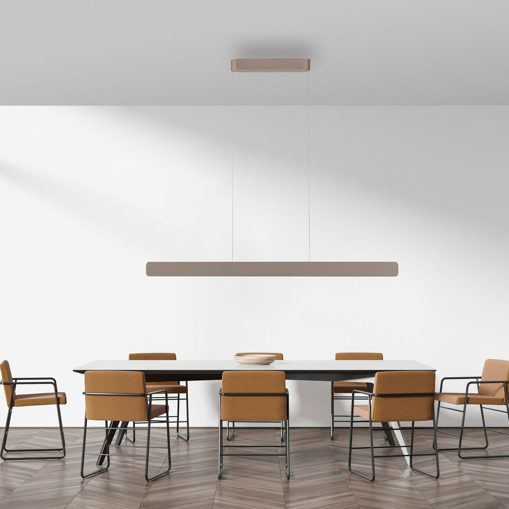 LED pendellampe Q-Stretto bronse CCT fjernkontroll 120 cm bakside