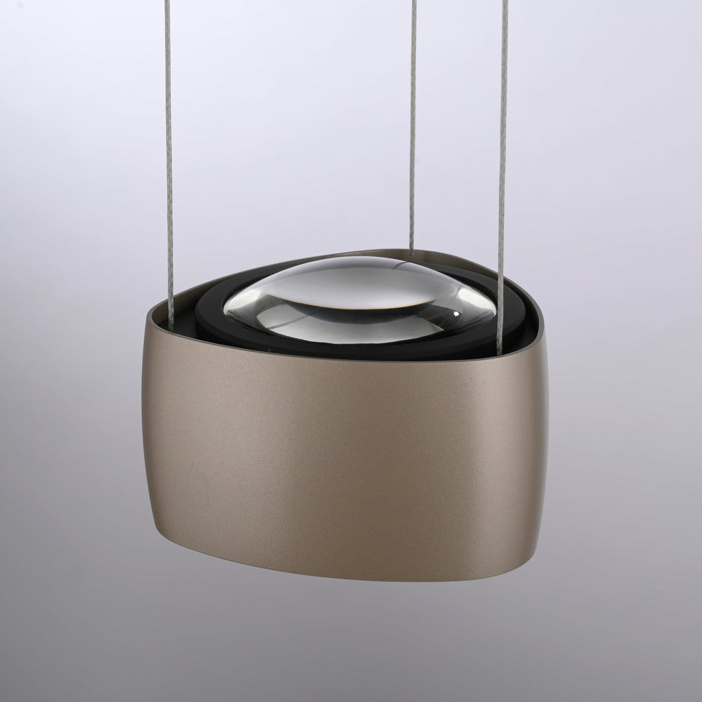 LED pendellampe Q-Stretto dimbar bronse Ø14,5 cm CCT justerbar høyde