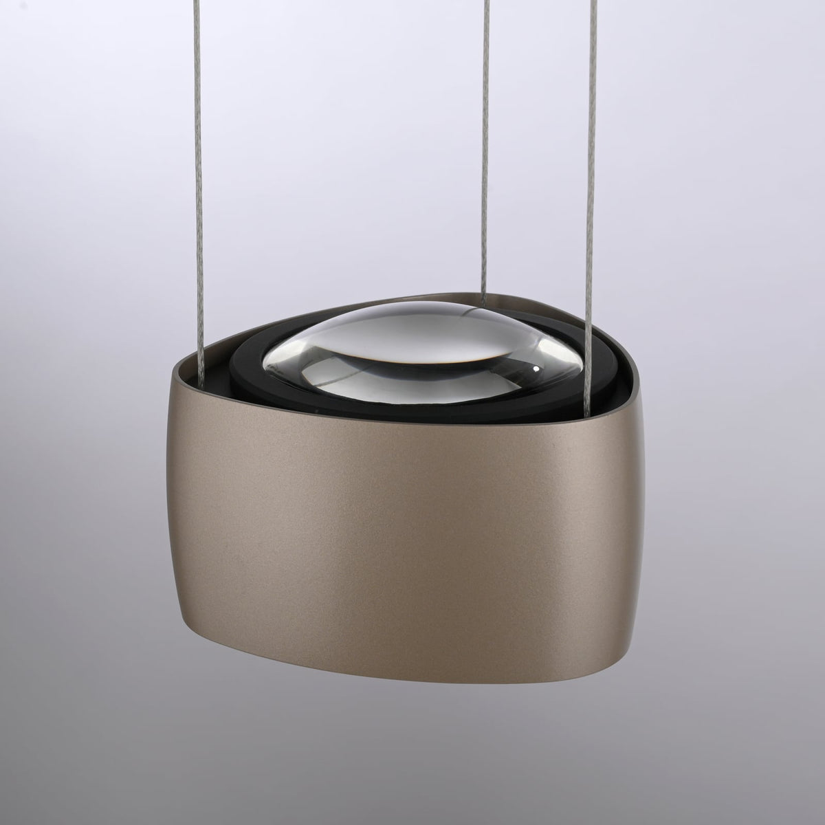LED pendellampe Q-Stretto dimbar bronse Ø14,5 cm CCT justerbar høyde