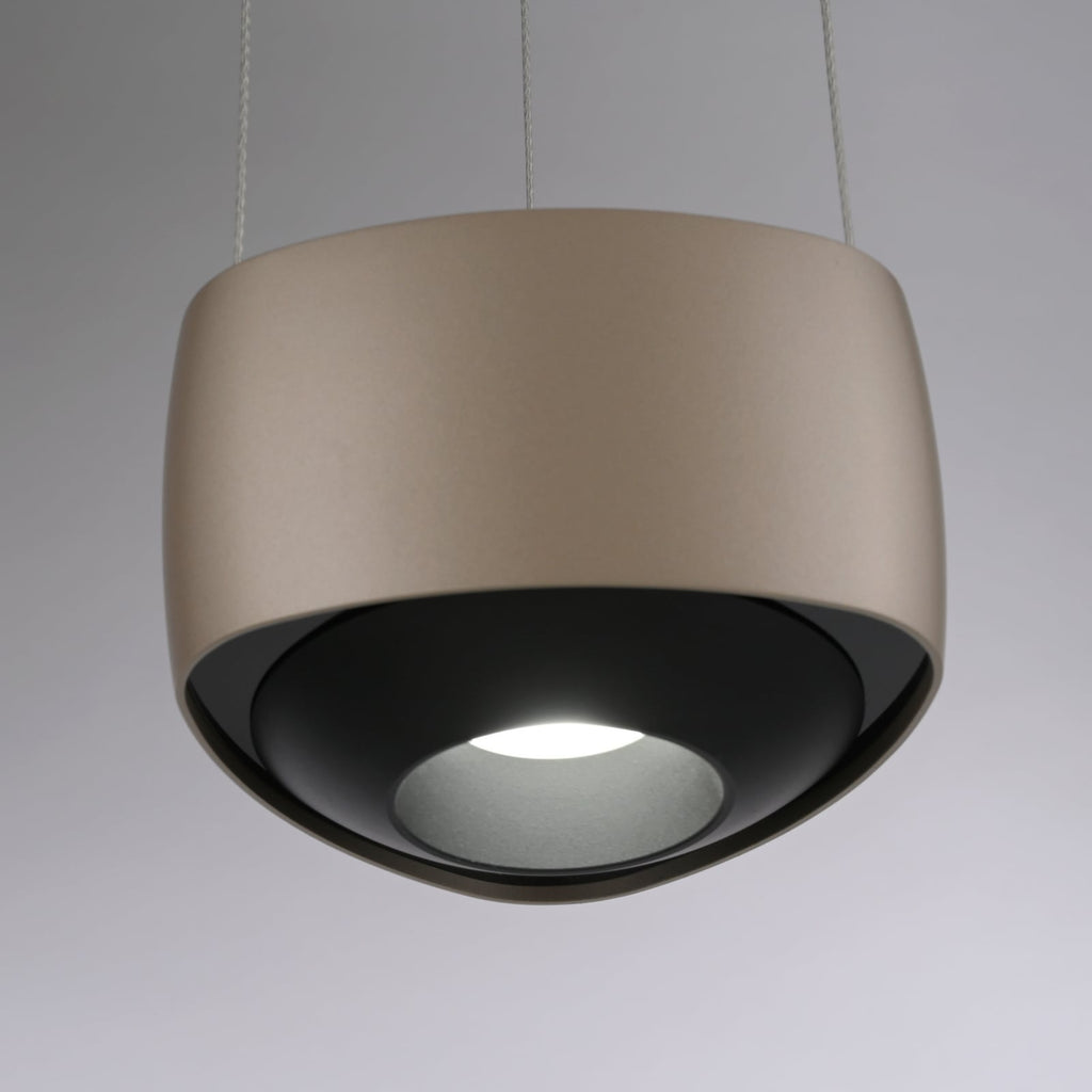 LED pendellampe Q-Stretto dimbar bronse Ø14,5 cm CCT lysfargejustering