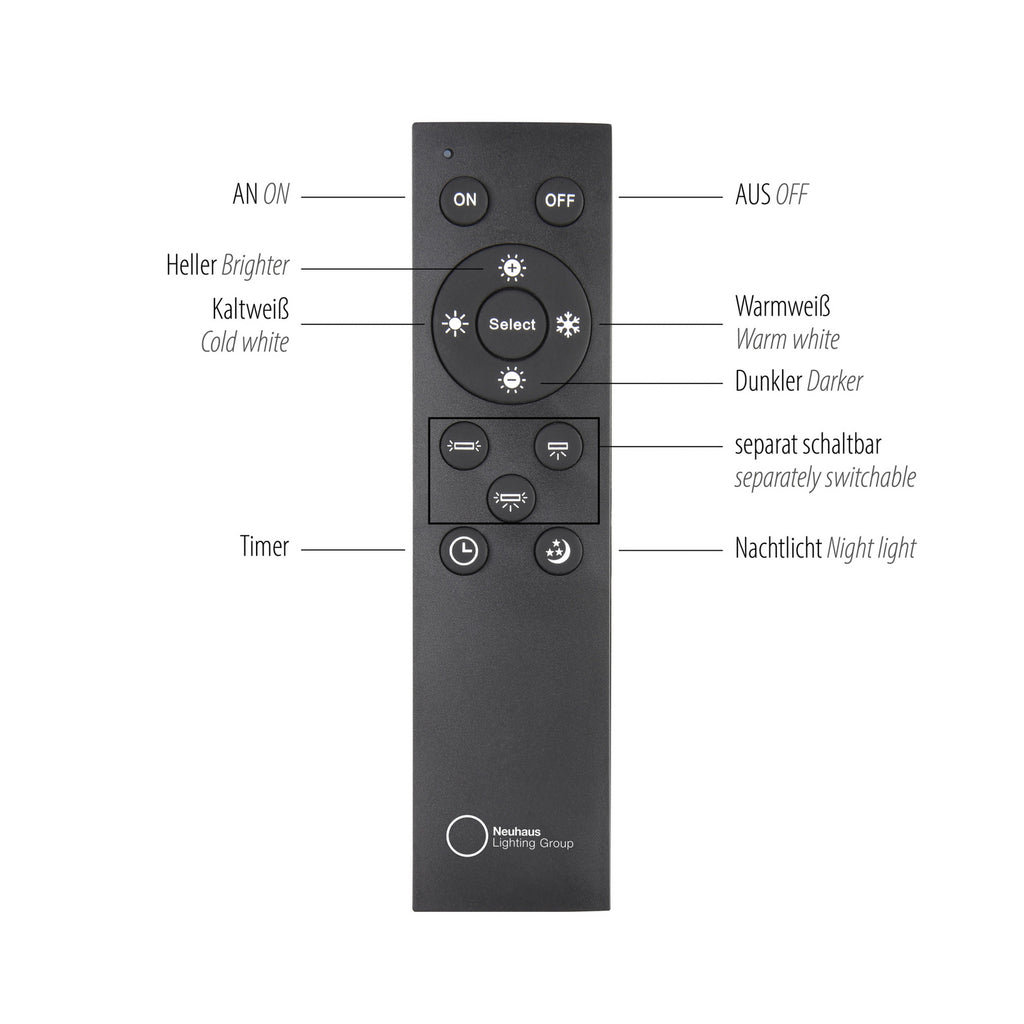 LED pendellampe Q-Stretto dimbar bronse Ø14,5 cm CCT underfra