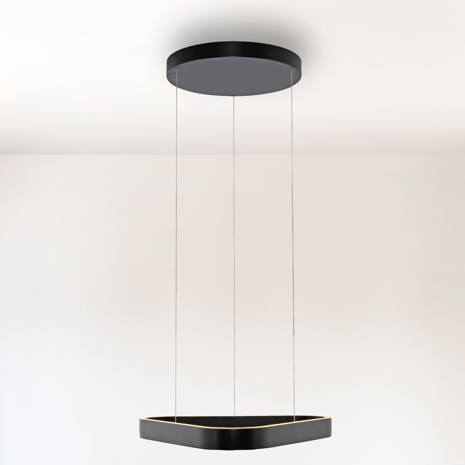 LED pendellampe Q-Stretto dimbar CCT fjernkontroll 60 cm forfra