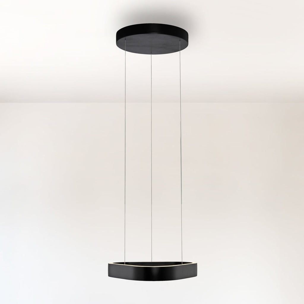 LED pendellampe Q-Stretto dimbar med fjernkontroll forfra