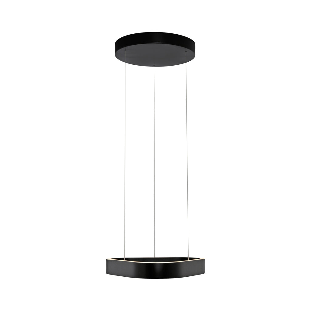 LED pendellampe Q-Stretto dimbar med fjernkontroll montert i rom