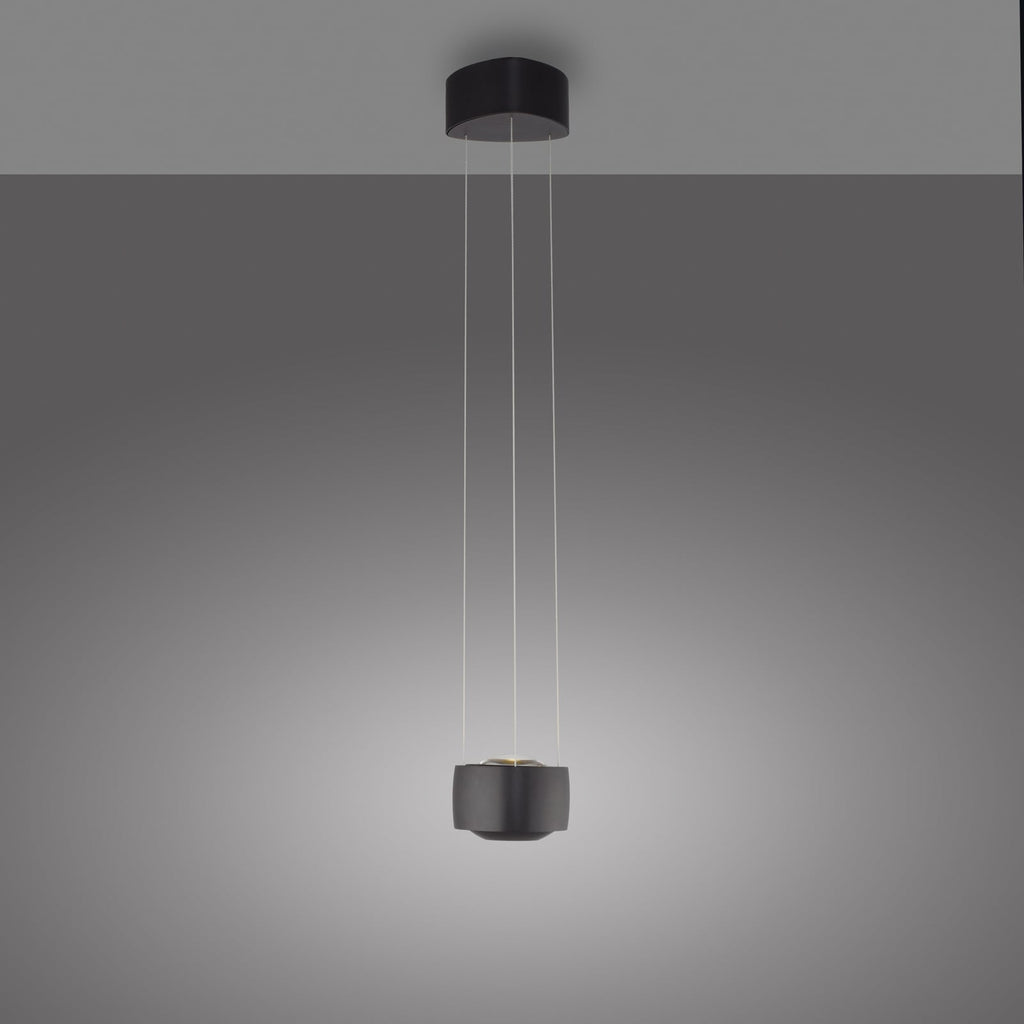 LED pendellampe Q-Stretto svart Ø14,5 cm nærbilde