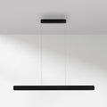 LED pendellampe Q-Stretto svart 120 cm CCT med fjernkontroll forfra