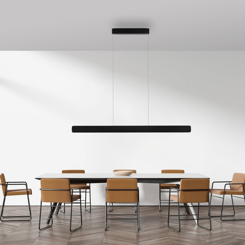 LED pendellampe Q-Stretto svart 120 cm CCT med fjernkontroll bakside