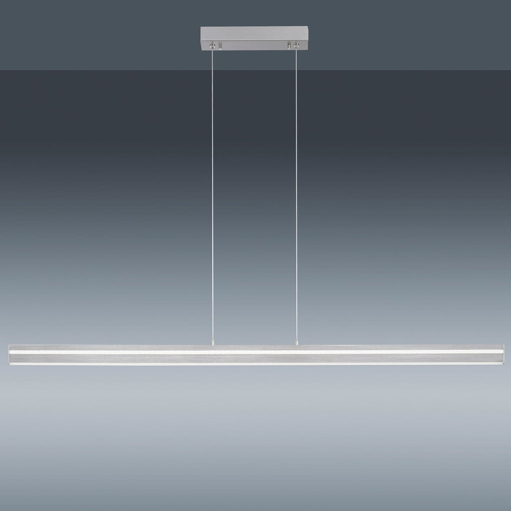 LED pendellampe Q-VITO bjelke 130 cm stål dimbar Zigbee fjernkontroll