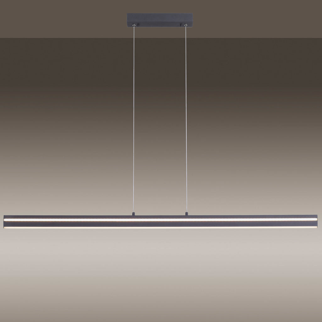 LED pendellampe Q-VITO bjelke dimbar antrasitt 130 cm Zigbee detalj
