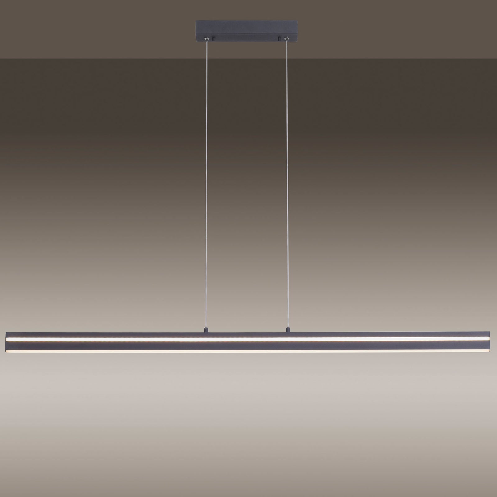 LED pendellampe Q-VITO bjelke dimbar antrasitt 130 cm Zigbee detalj