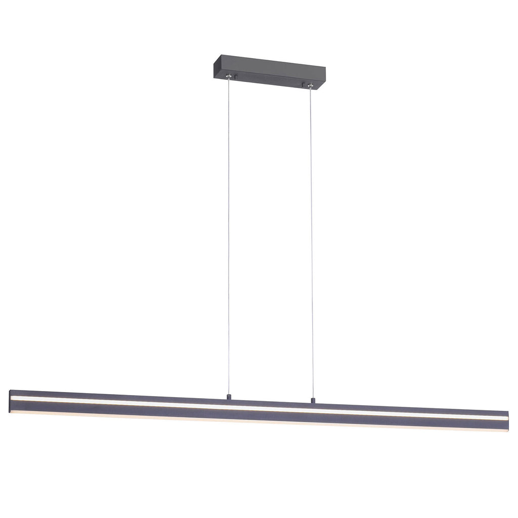 LED pendellampe Q-VITO bjelke dimbar antrasitt 130 cm Zigbee app-styring