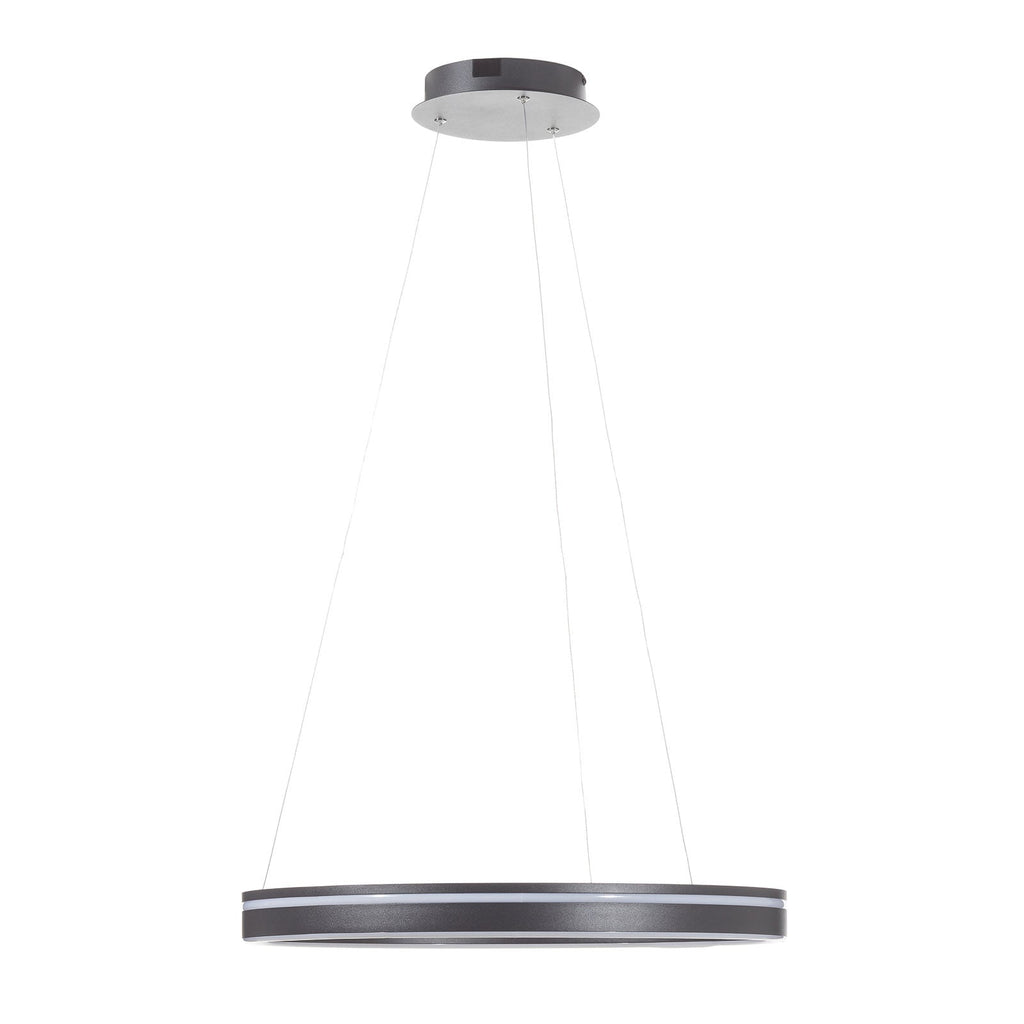 LED pendellampe Q-VITO ring dimbar antrasitt bakside