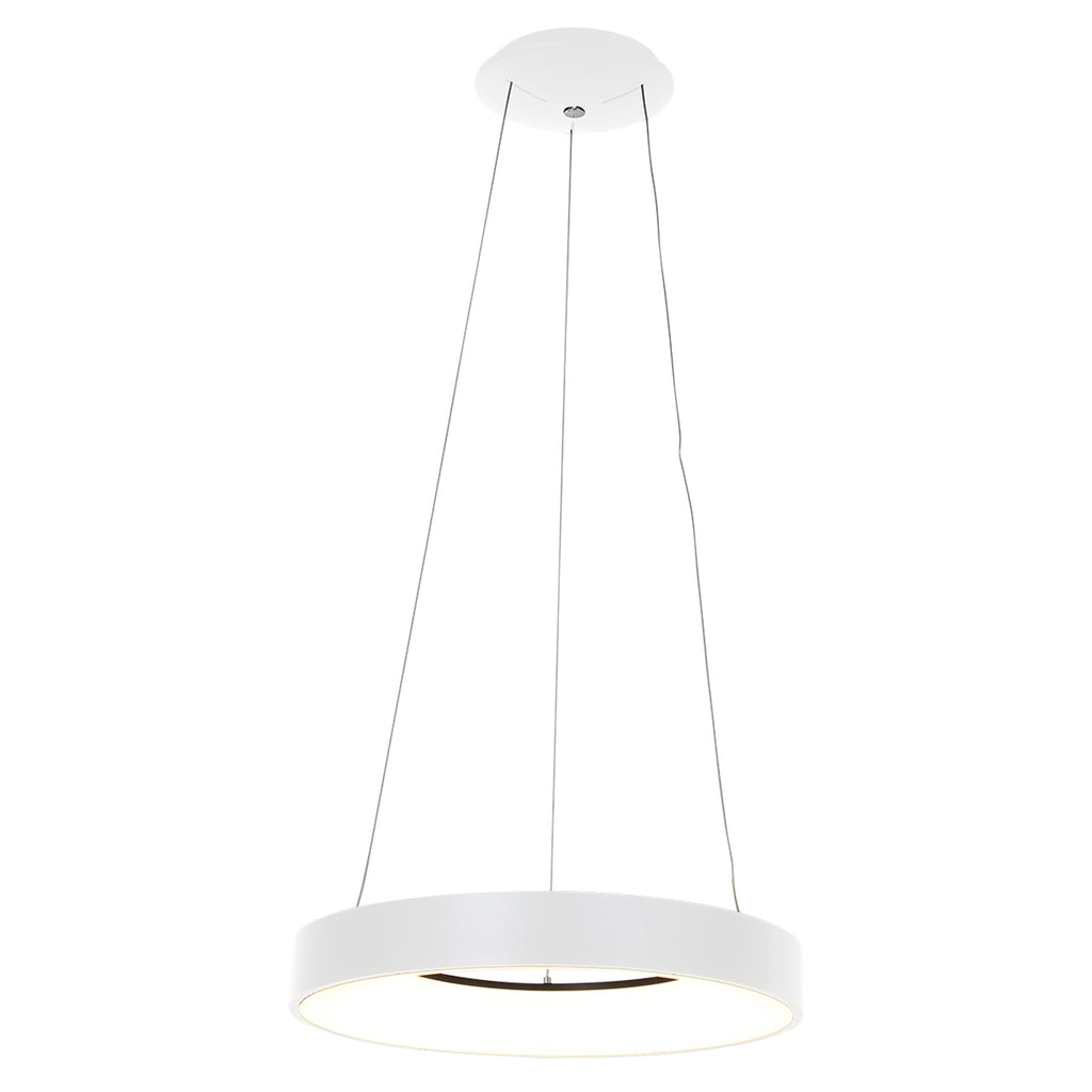 LED pendellampe Ringlede dimbar hvit Ø48 cm 40W bakside