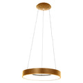 LED pendellampe Ringlede ringformet dimbar gull Ø48 cm 40W forfra