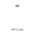 LED pendellampe Ringlux opp/ned Ø60 cm dimbar stål forfra