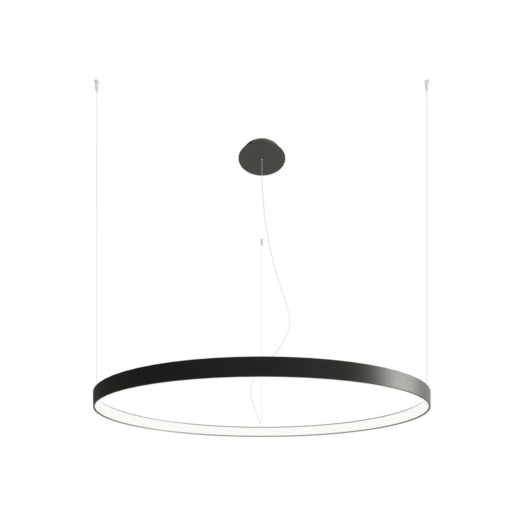 LED pendellampe Rio 110 Ø110 cm 70W 4000K svart forfra
