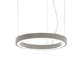 LED pendellampe Ripple ringformet dimbar hvit Ø50 cm forfra