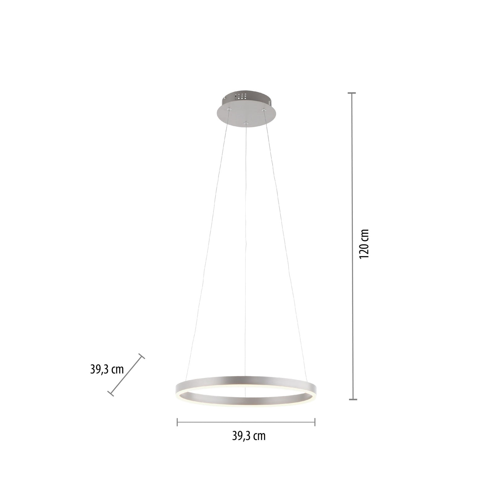 LED pendellampe Ritus aluminium dimbar montert