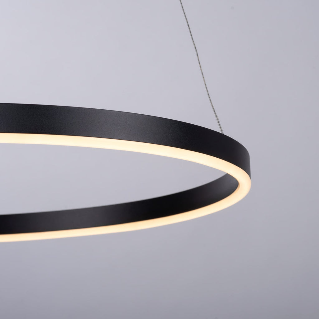 LED pendellampe Ritus dimbar antrasitt bakside