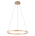 LED pendellampe Ritus matt messing dimbar Ø58,5 cm forfra