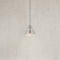LED pendellampe Romeo matt nikkel metall front