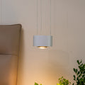 LED pendellampe Rotari hvit pressstøpt aluminium forfra