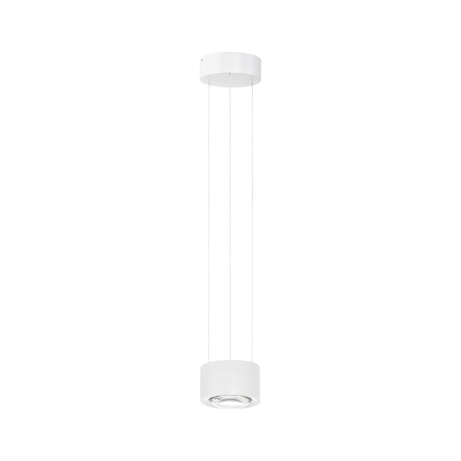 LED pendellampe Rotari opp og ned dimbar hvit Ø12 cm montert i rom
