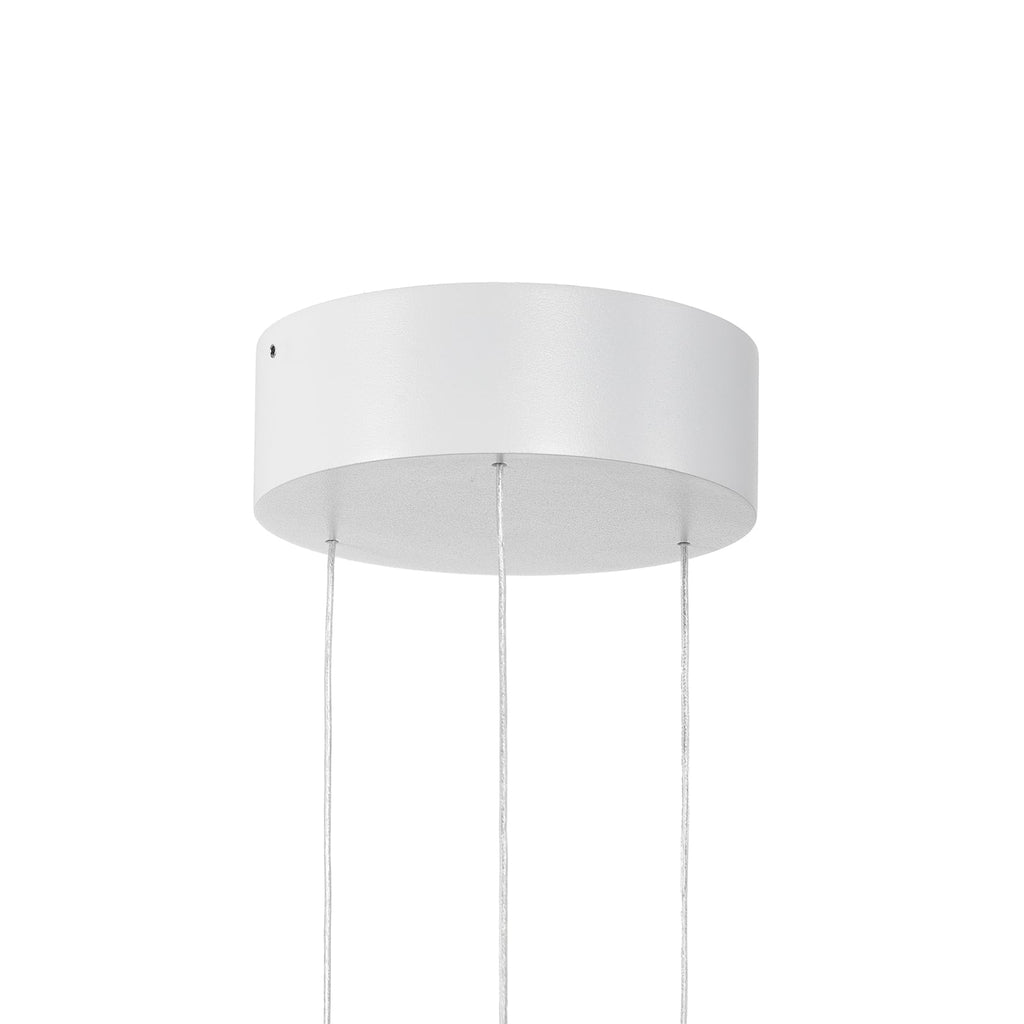 LED pendellampe Rotari opp og ned dimbar hvit Ø12 cm takfeste