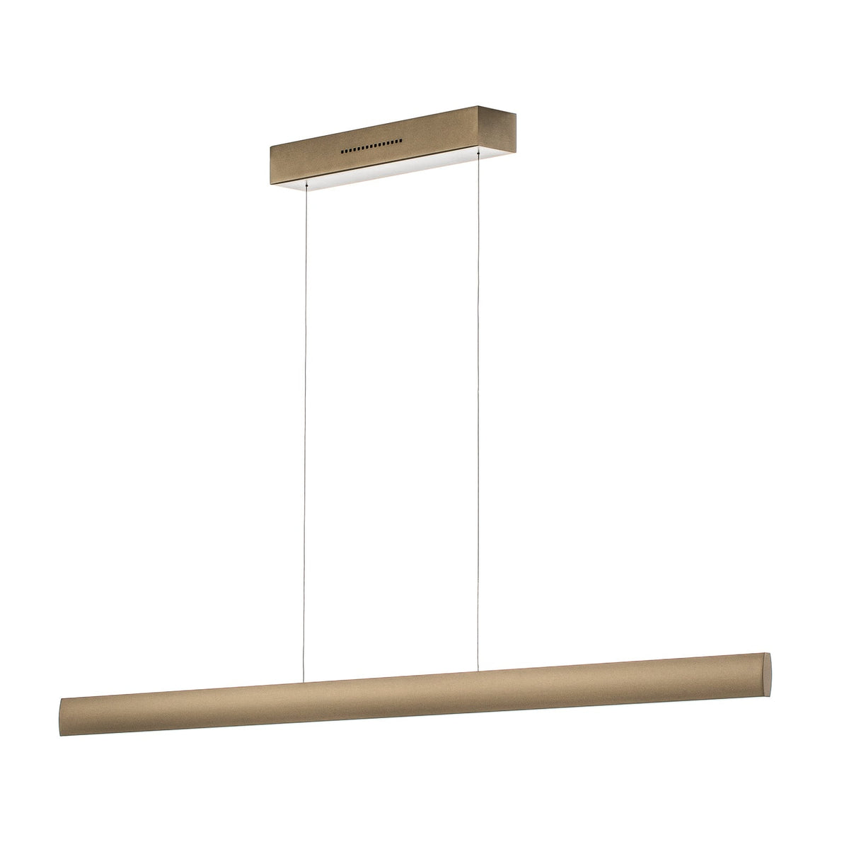 LED pendellampe Runa bronse 132 cm dimbar CCT montert i rom