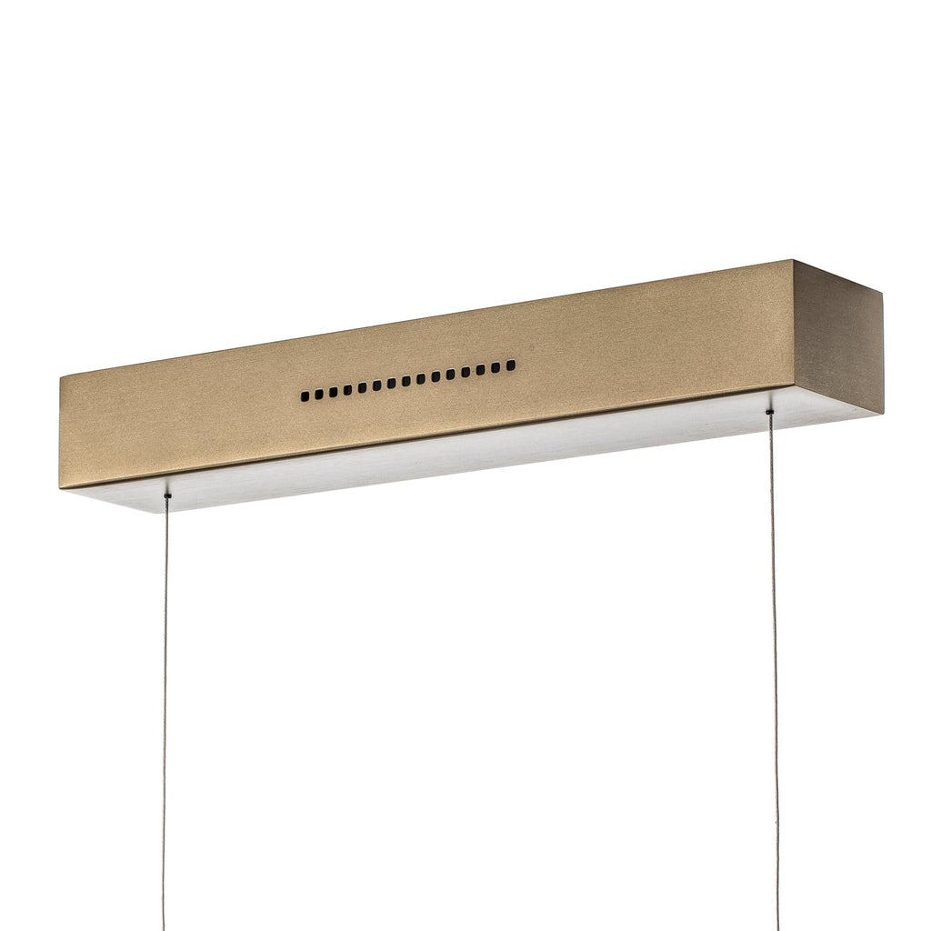 LED pendellampe Runa bronse 132 cm dimbar CCT baldakin med magnet