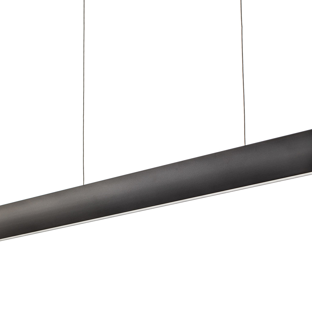 LED pendellampe Runa svart 152 cm 72W CCT dimbar dimmer detalj