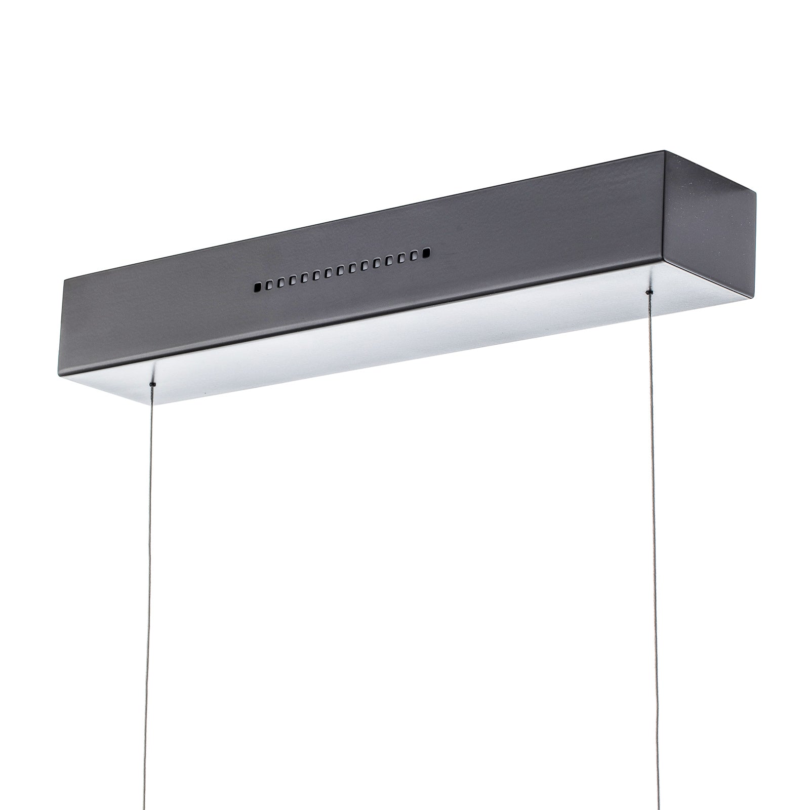 LED pendellampe Runa svart 152 cm 72W CCT dimbar monteringsdetalj