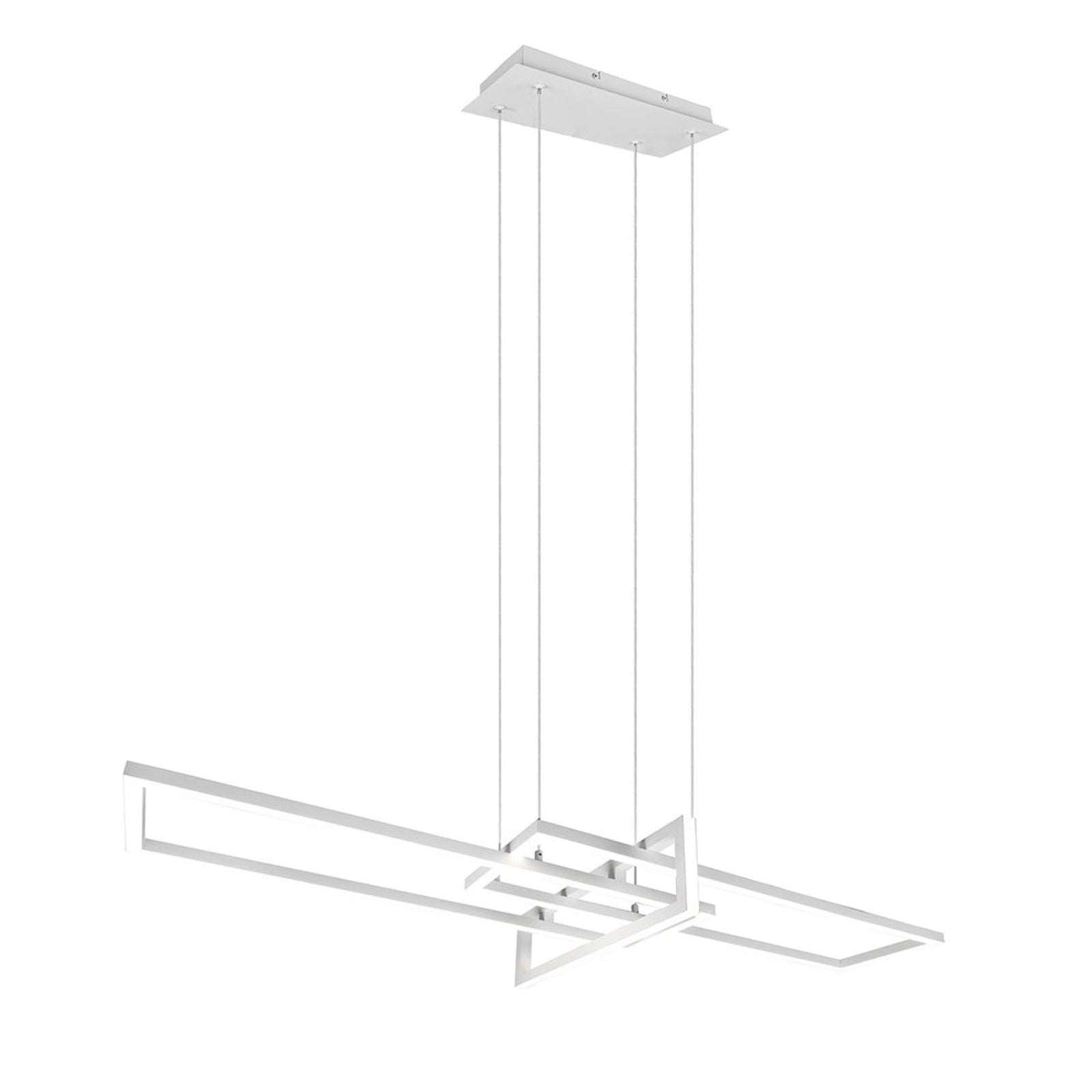 LED pendellampe Salinas dimbar hvit matt 110 cm 34W 4000K design