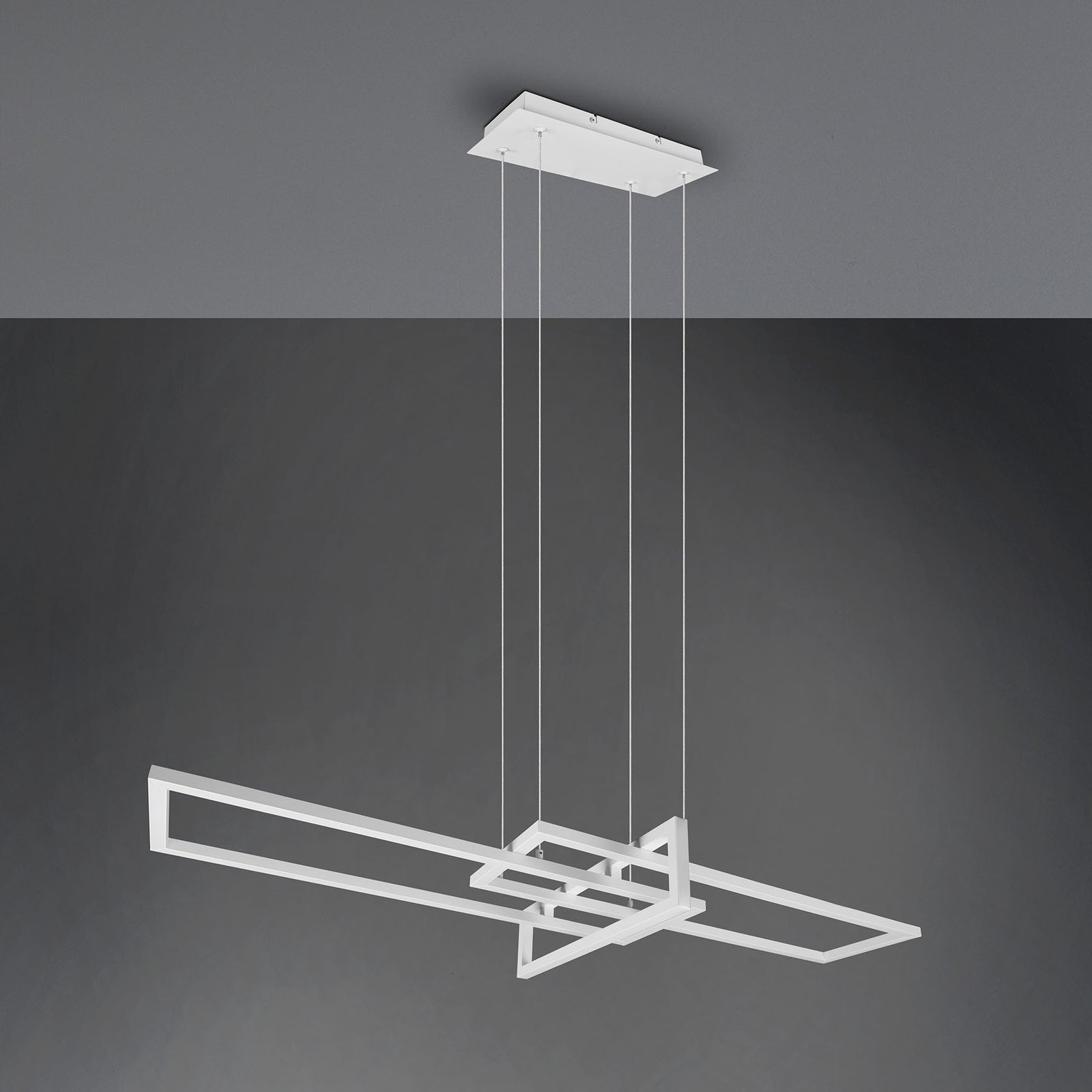 LED pendellampe Salinas dimbar hvit matt 110 cm 34W 4000K detalj