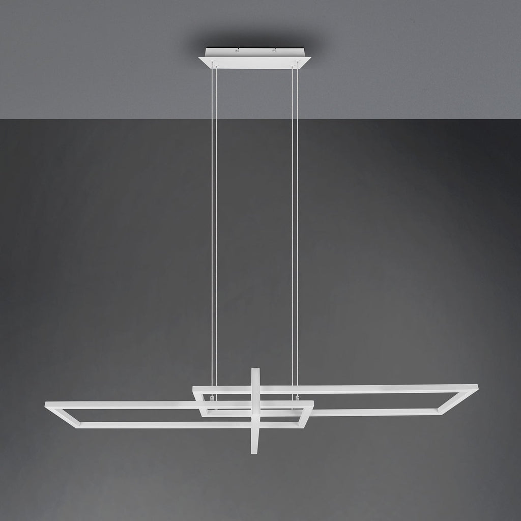 LED pendellampe Salinas dimbar hvit matt 110 cm 34W 4000K nærbilde