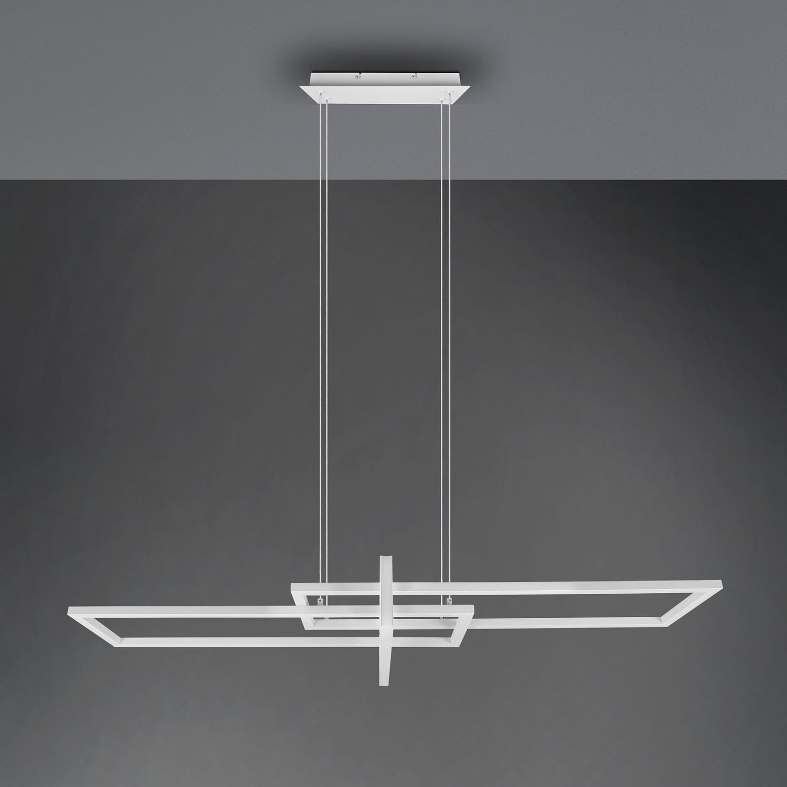 LED pendellampe Salinas dimbar hvit matt 110 cm 34W 4000K nærbilde