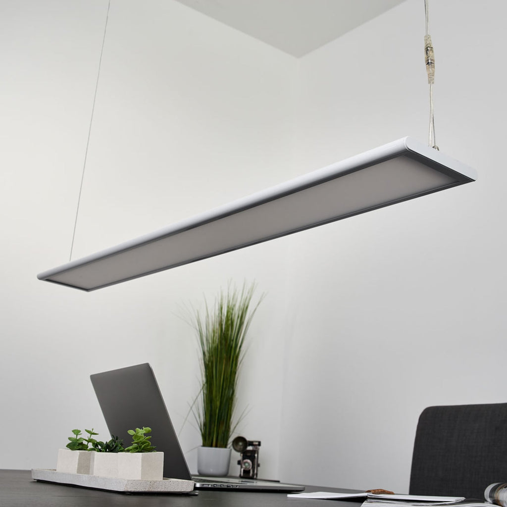 LED pendellampe Samu opp og ned dimbar hvit 120 cm 40W bakside
