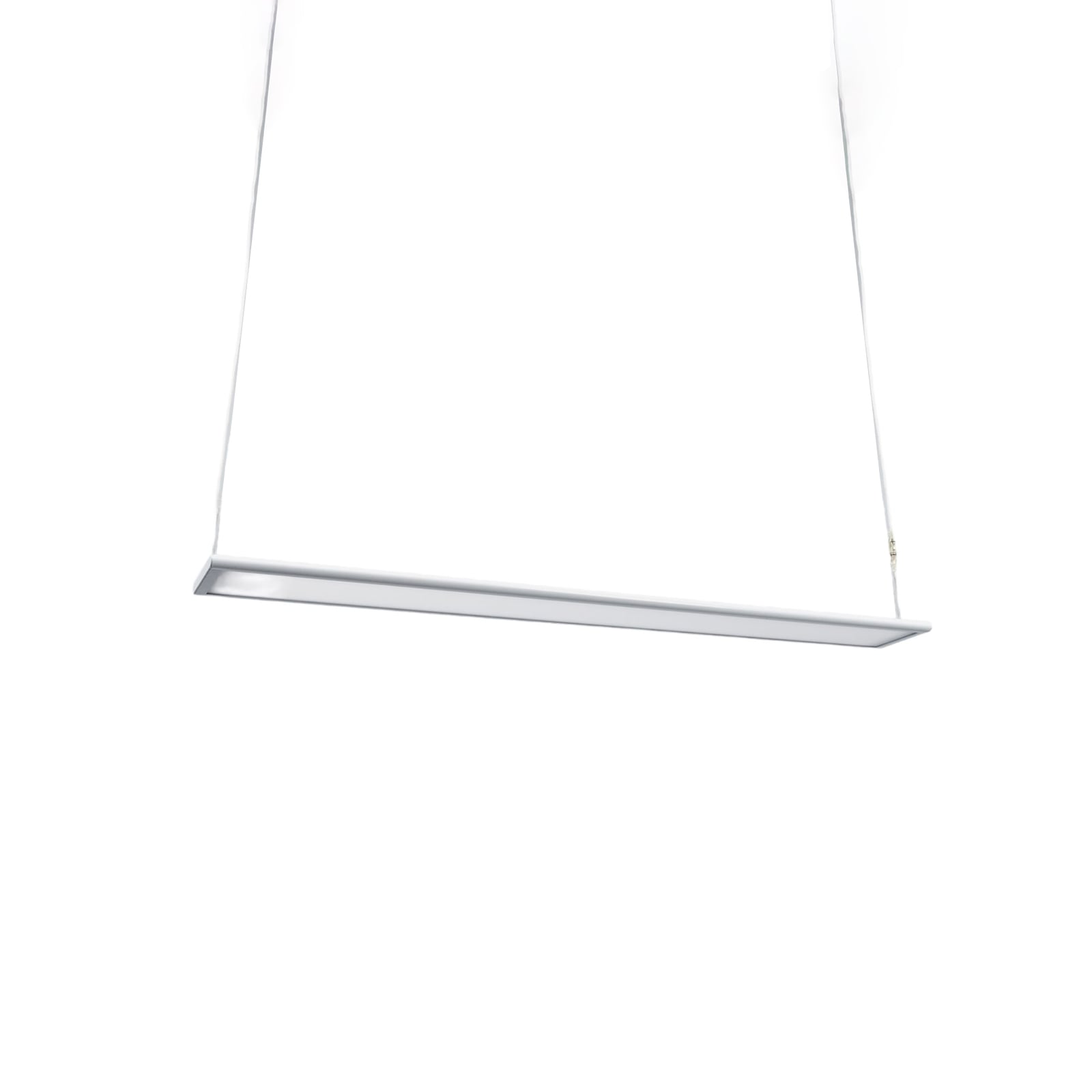 LED pendellampe Samu opp og ned dimbar hvit 120 cm 40W detalj av lampeskjerm
