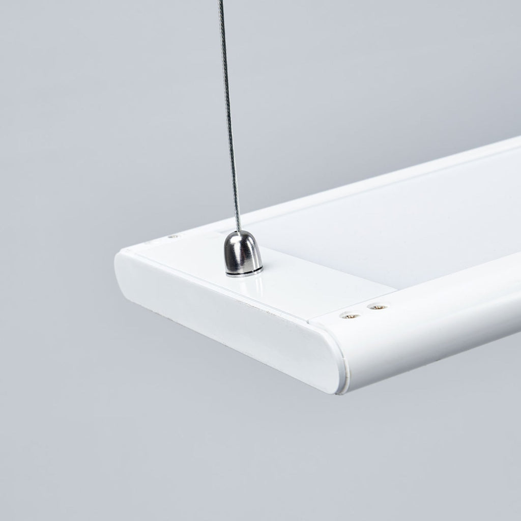 LED pendellampe Samu opp og ned dimbar hvit 120 cm 40W nærbilde av lys
