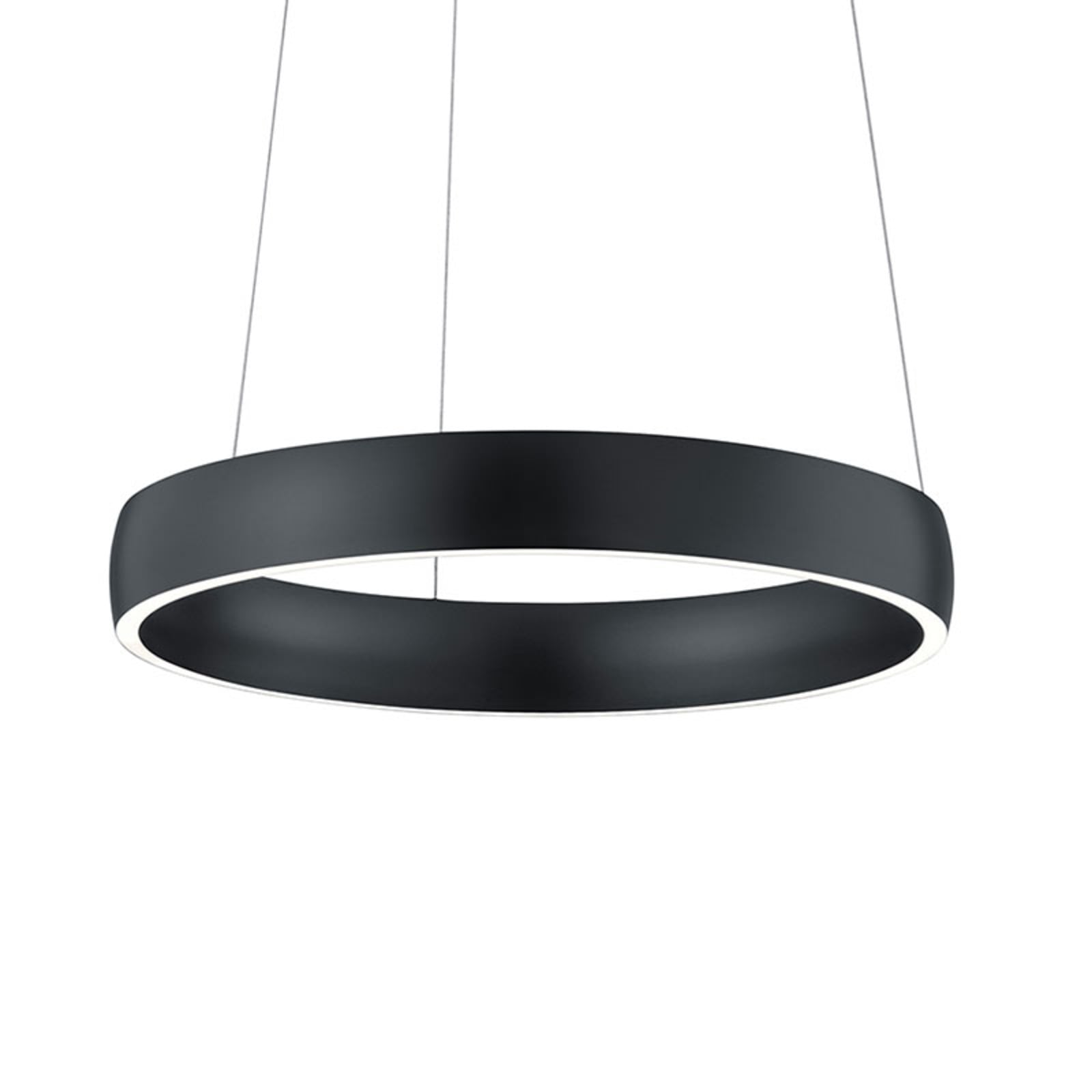 LED pendellampe Sara-40 svart dimbar Ø40 cm forfra